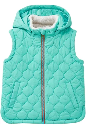 White Stuff Unisex Borg Gilet Light Natural