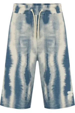 Fila Casares Aop Baggy Shorts Antique White Water Abstract Aop