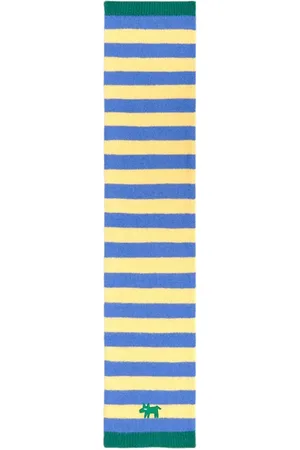 Bimba y Lola Light Blue Lola Logo Knit Scarf
