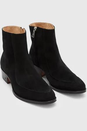 John Varvatos Ludlow Beetle Boot Mineral Blk