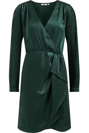 WE Fashion Dress Short Dark Green