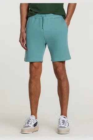 Shiwi Men Sweat Shorts Solid Steve Cameo Blue