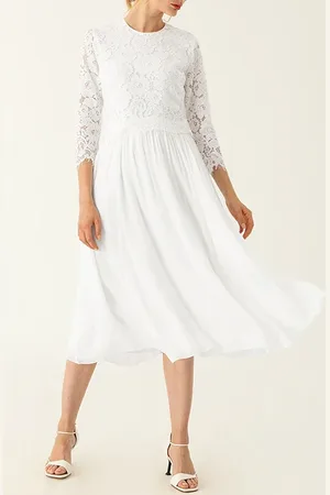 Ivy & Oak Bridal 2in1 Midi Snow White
