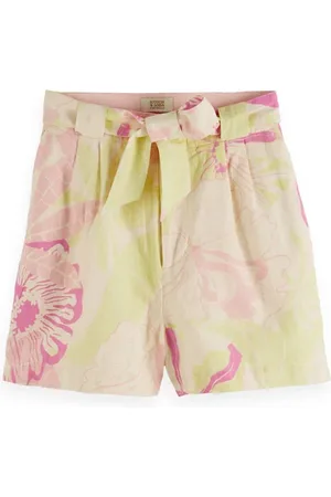 Scotch&Soda High Rise Casual Printed Shorts Vondelfield Blossom