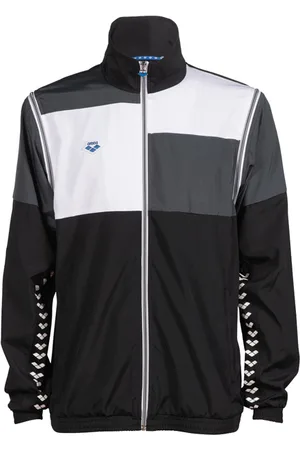 Arena Icons Jacket Convertible Black Asphalt White