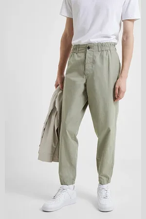 French Connection Military Cotton Tapered Chino Green