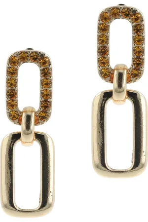 Otazu Coarse Link Earrings Gold
