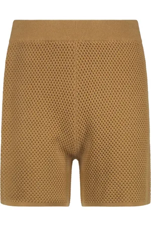 ANOTHER LABEL Devin Knitted Shorts Dusty Brown