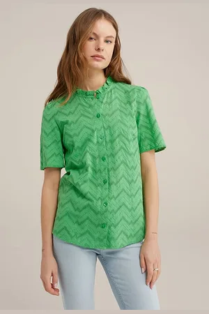 WE Fashion Blouse Bright Green