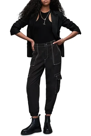 AllSaints Frieda Stitch Trouse Black