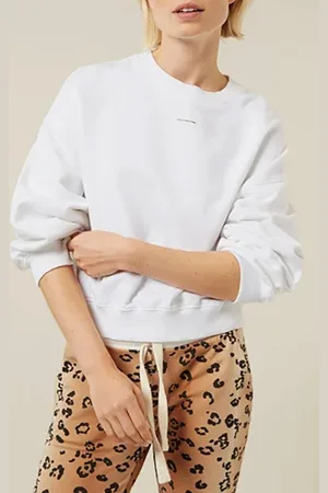 10 days Cropped Easy Sweater White