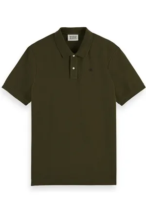 Scotch&Soda Essentials - Organic Cotton Pique Polo Military