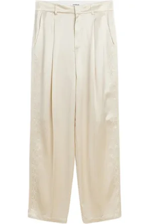 Soulland Ula Embroided Pants Off White