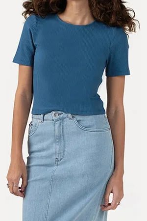 ANOTHER LABEL Elyne T-shirt Coronet Blue