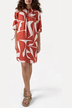 ANOTHER LABEL Maysa Dress Graphic Ginger