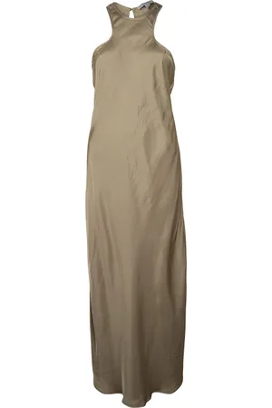 AllSaints Betina Dress Pale Olive Green