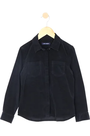 River Woods Velours Shirt With Chestpocket Blue
