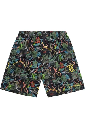 Daily paper Green Black Yellow Panyin Swim Shorts Green/black/yellow