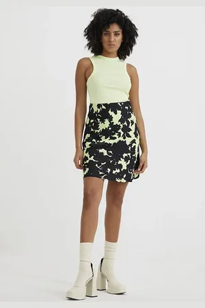 Catwalk Junkie Sk Acid Flower Midi Soft Mint