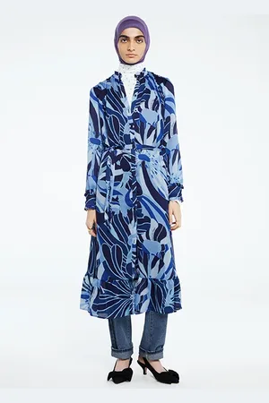 Fabienne Chapot Marina Dress Navy/summer Blue