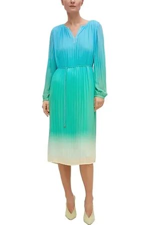 Comma, Dresses Blue Green