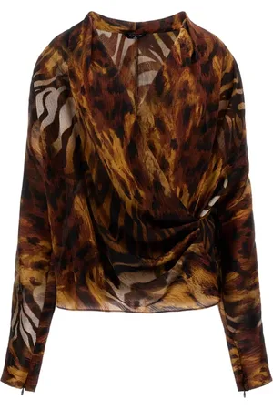 Guess GUESS Liquid Gold Blouse Print