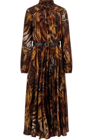Guess GUESS Liquid Gold Midi Dress Liquid Gold Print