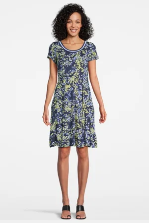 Sandwich Dress Jersey Medium Navy