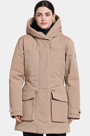 Didriksons Britt Wns Parka Beige