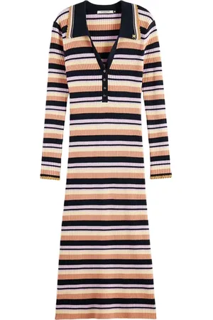 Scotch&Soda Rib Knitted Dress Navy