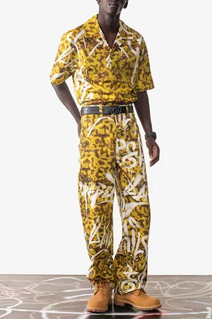 Daily paper Lovan Ss Shirt Yellow
