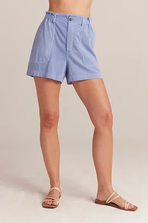 Bella Dahl Ruffle Short Peri Blue