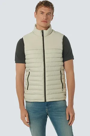 No Excess Bodywarmer Padded Stone