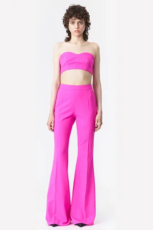 Marcell Von Berlin Strapless Bustier Top Hot Pink
