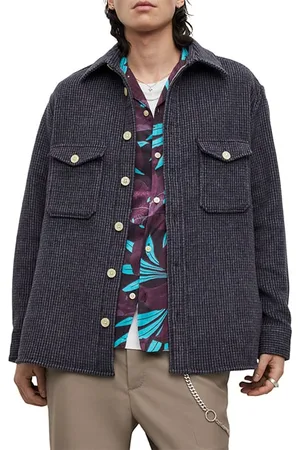 AllSaints Richter Ls Shirt Cold Lilac