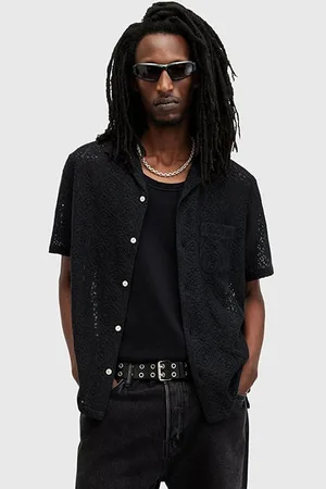 AllSaints Harden Ss Shirt Jet Black