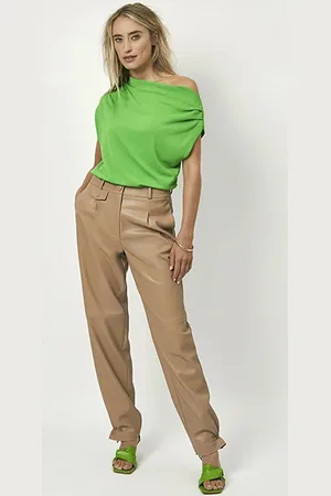 Dante 6 Reese Faux Tailored Pants Amber Wave