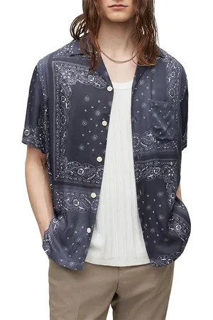 AllSaints Tikal Ss Shirt Jet Black