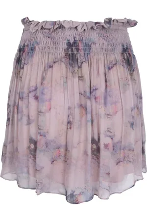 IRO Monieux Mini Skirt In Beige