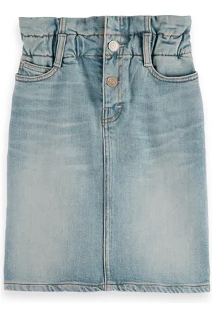 Scotch&Soda The Break Paper Bag Denim Pencil Skirt — Summer Solstice