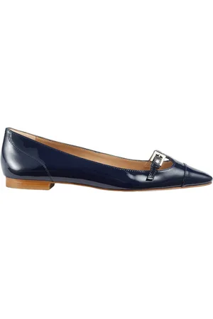 LK Bennett Aurora Ballerina Shoes Midnight