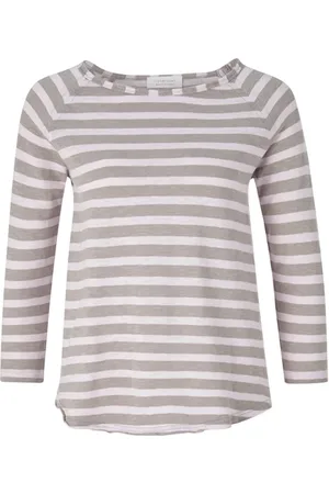 Rich & Royal Heavy Jersey Longsleeve Striped Street Grey