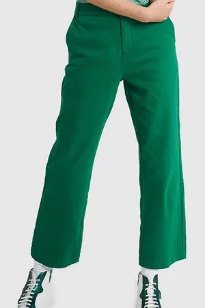 ICODE Meadow Green Flared Jeans