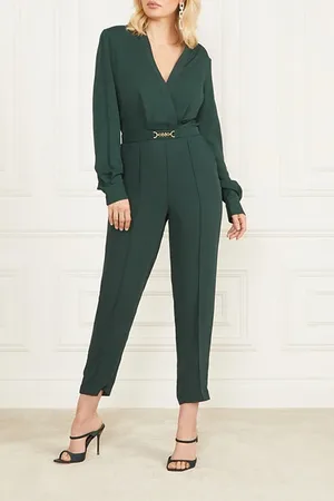 Guess GUESS Lillibeth Jumpsuit Chenille Green