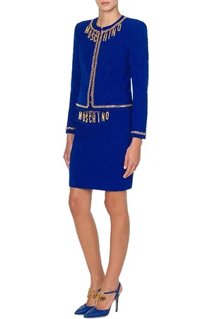 Moschino X Smiley© Crepe Jacket Blue