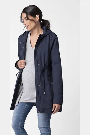 Séraphine Maternity Utility Jacket Blue
