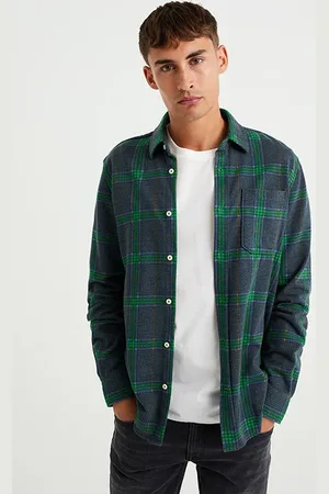 WE Fashion Overshirt Green Blue