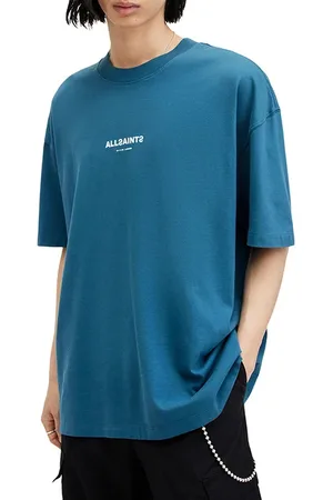 AllSaints Subverse Ss Crew Atlantic Blue