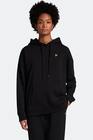 Lyle & Scott Oversized Hoodie Jet Black