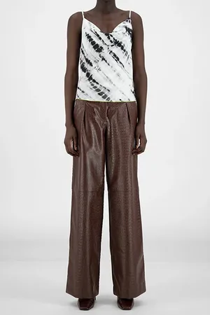 Daily paper Black Shibori Hiari Top